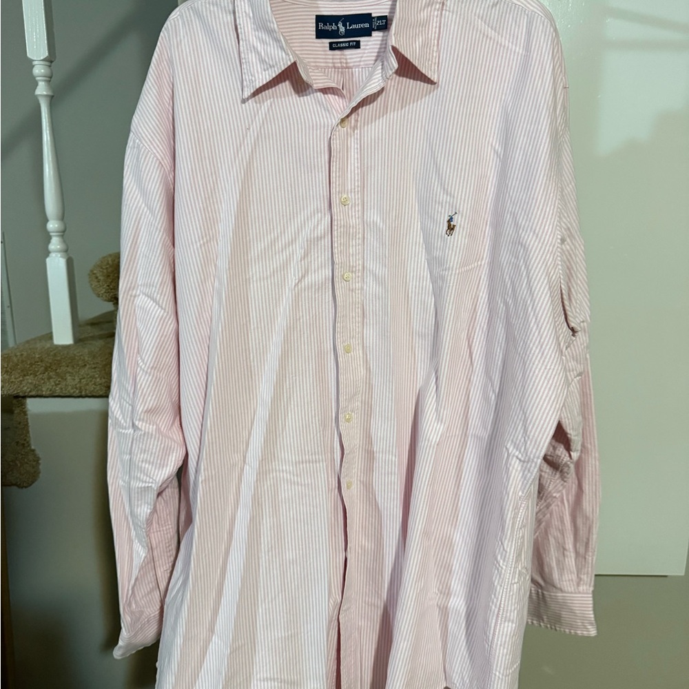 Ralph Lauren Pink Casual Button Down Shirt